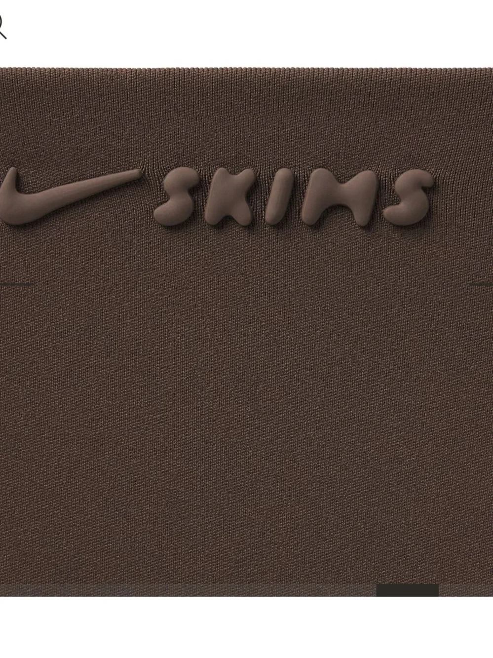 NWT Skims Nike flare legging New dark sepia Brown - Picture 4 of 8